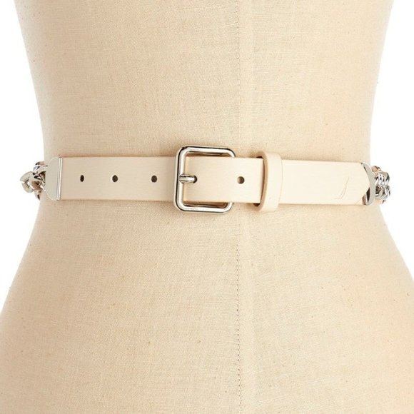 Nautica Accessories - Nautica Women's Accessories Chain Accent Belt Camel Size Small New